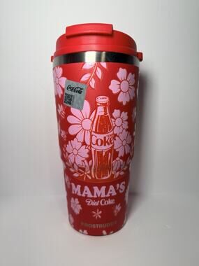 Frost Buddy Coca-Cola MAMA'S DIET COKE To Go Buddy OG LID Insulator Tumbler NIB